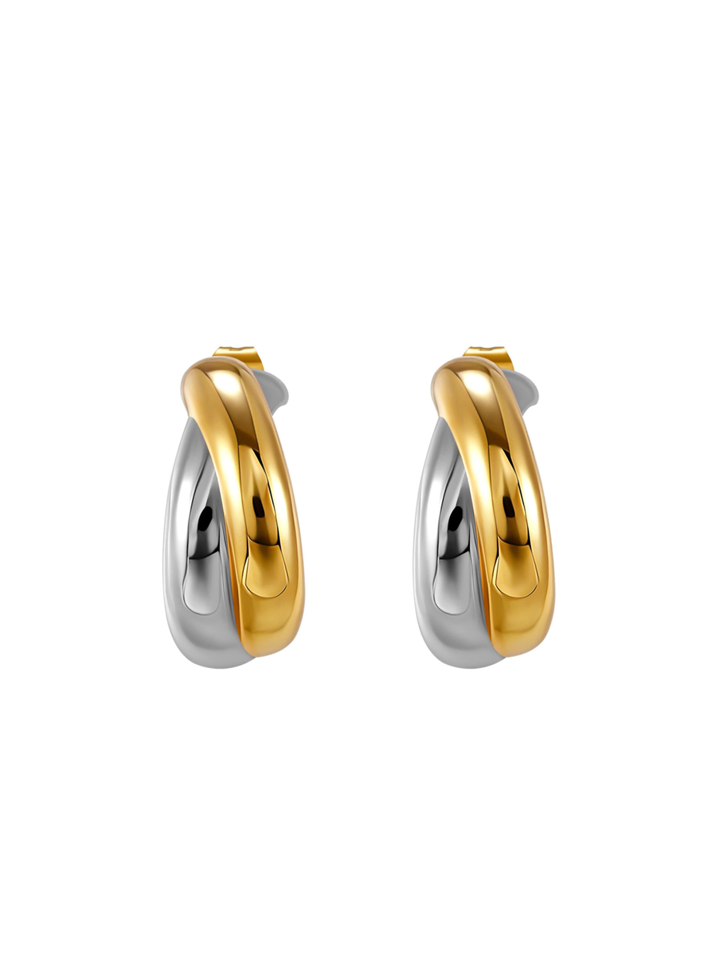 Orecchini ' Mari ' di Victoria Hyde in oro: frontale