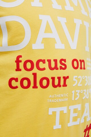CAMP DAVID Shirt in Gelb