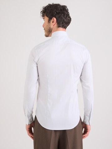 Slim fit Camicia di Calvin Klein in bianco: dietro
