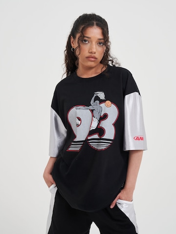 AND1 T-Shirt in Schwarz: Vorderseite