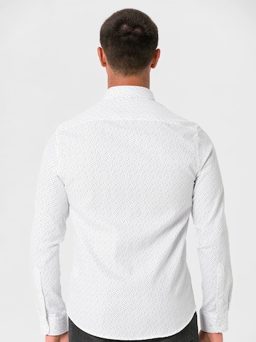 By Diess Collection Slim fit Πουκάμισο 'OXFORD' σε λευκό