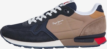 Baskets basses 'Brit Colors' Pepe Jeans en bleu : devant