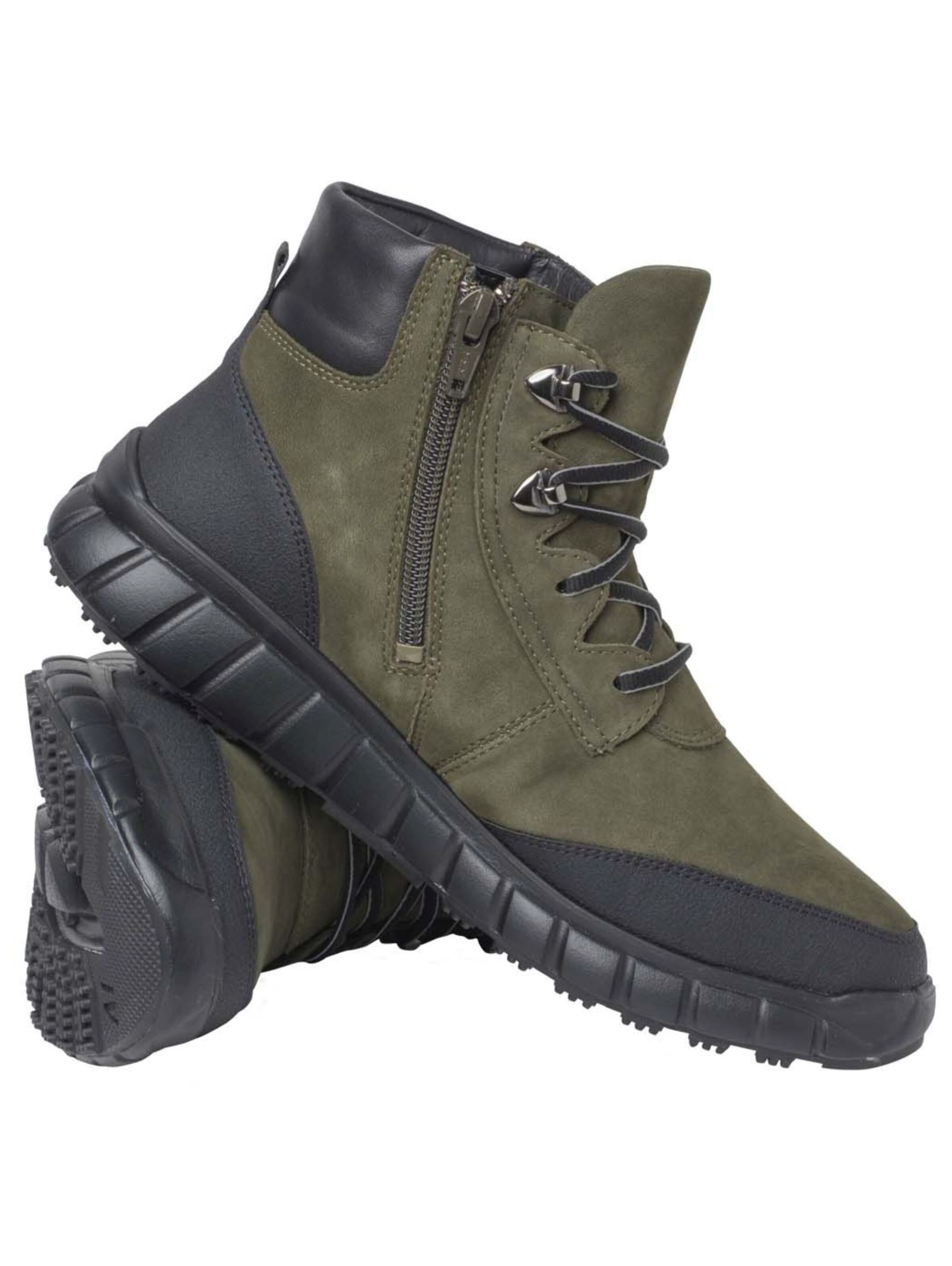 Bottines à lacets Ganter en vert