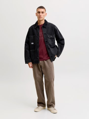 JACK & JONES Тениска 'JORFREDERIKSBERG' в лилав