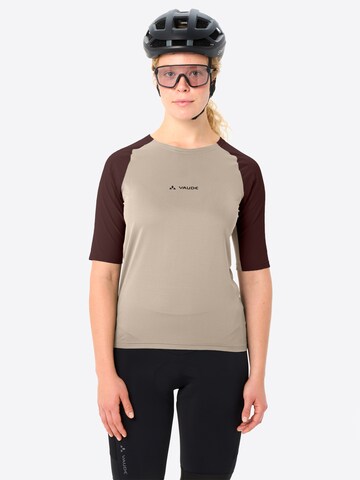 VAUDE Functioneel shirt 'Kuro II' in Beige