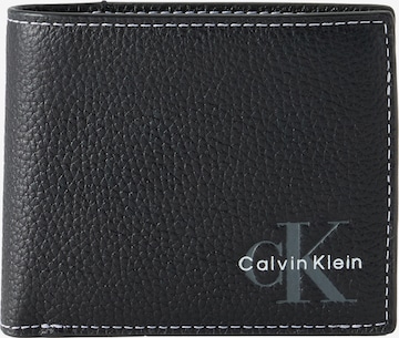 Calvin Klein Rahakott 'BOLD', värv must: eest vaates