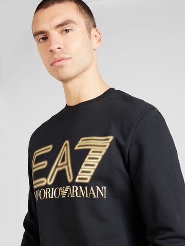 EA7 Emporio Armani Sweatshirt i svart