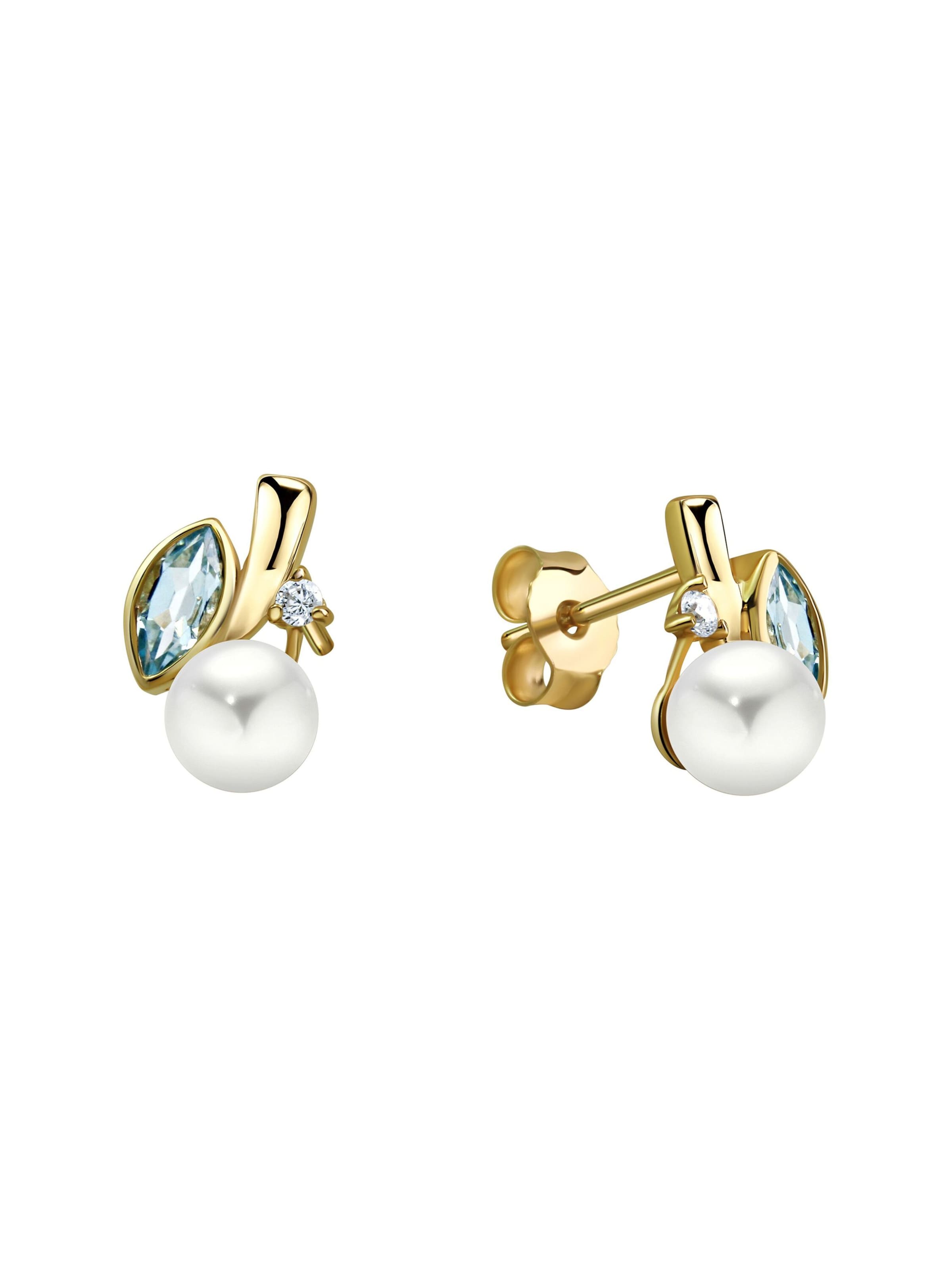 Fascination by Ellen K. Earrings in Yellow: front