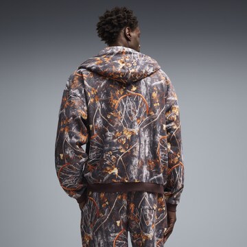 PUMA Funktionele fleece-jas 'Dylan Wildcat' in Bruin