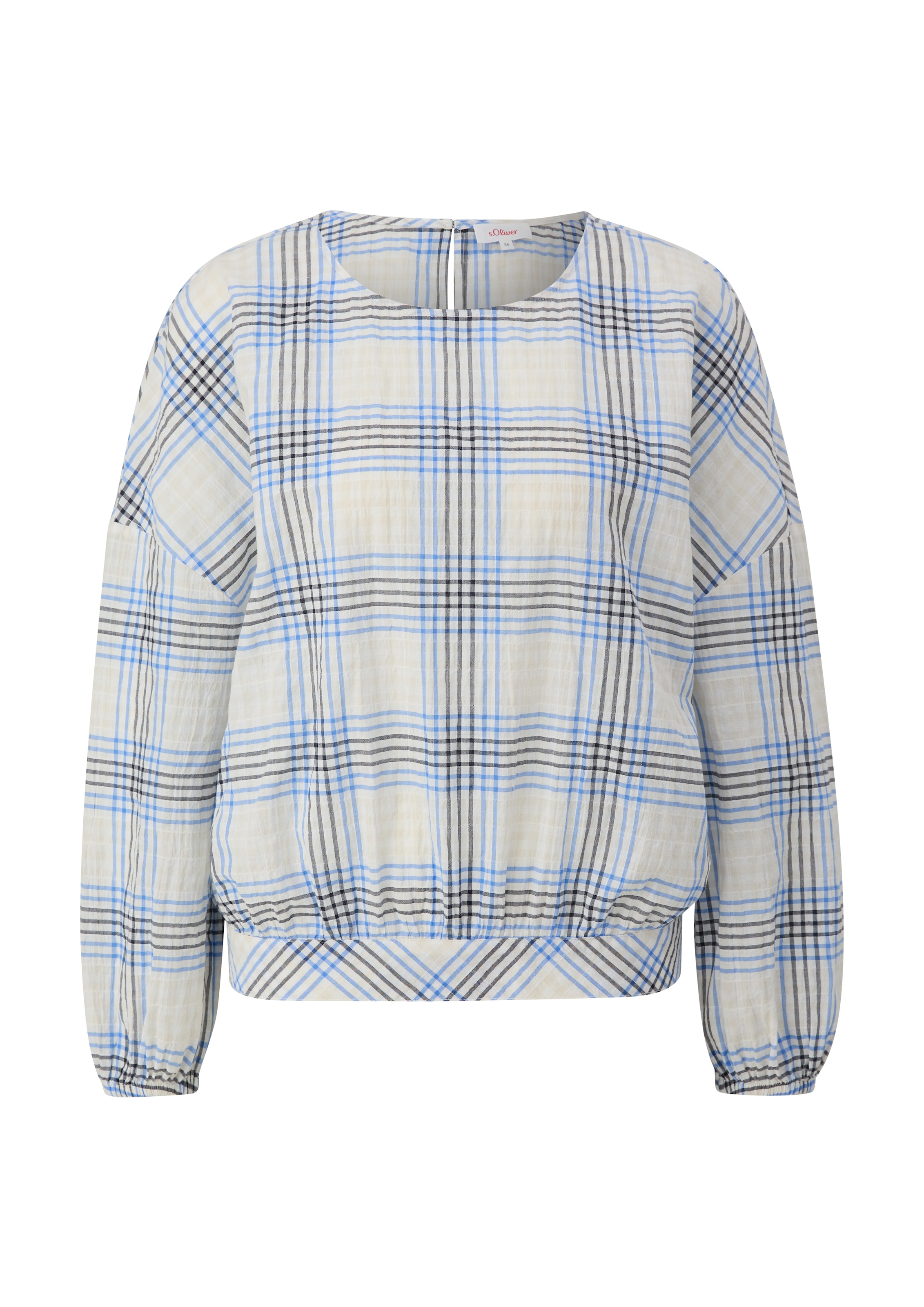 s.Oliver Bluse in Beige: Vorderseite