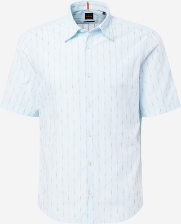 BOSS - Regular Fit Camisa 'Rash 2' em azul: frente