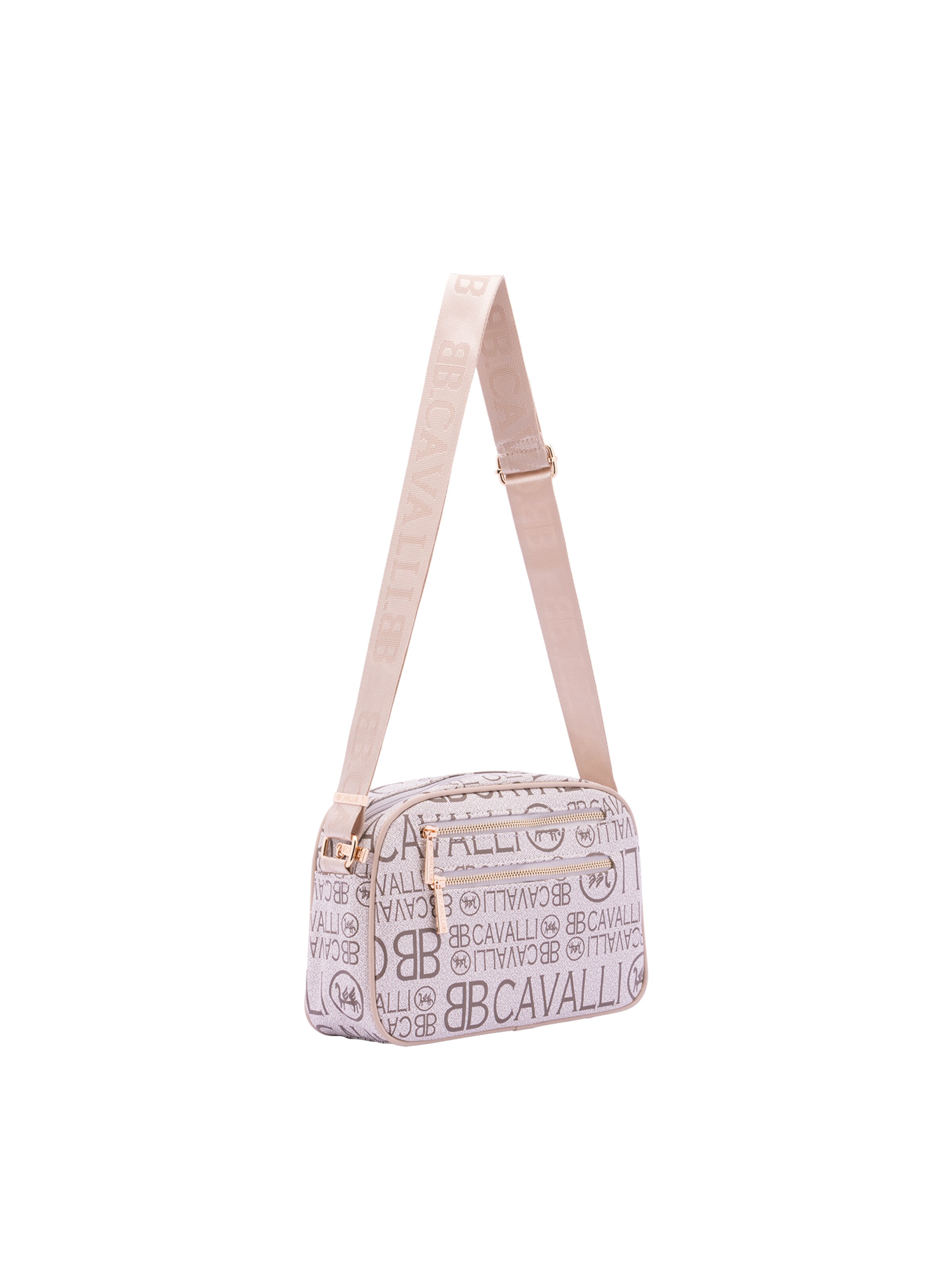 Borsa a tracolla 'Borsa a Tracolla B Cavalli Donna con Zip e Tasche Regolabile Ecopelle' di B. Cavalli in arancione