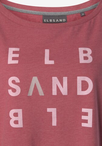 T-shirt Elbsand en rouge