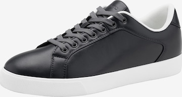 Baskets basses Ombre en noir : devant