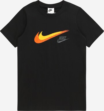 Nike Sportswear Shirt in Zwart: voorkant