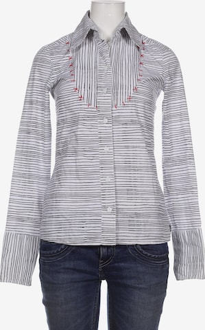 TOM TAILOR DENIM Bluse XS in Weiß: predná strana