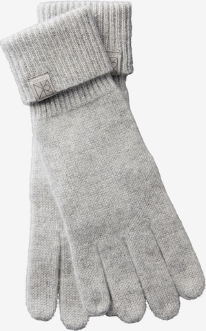 Calvin Klein - Guantes con dedos en gris: frente