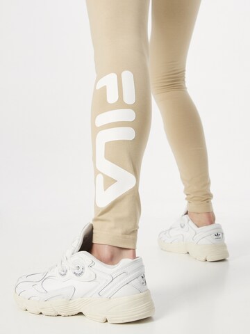 FILA Skinny Hose 'BAEK' in Beige