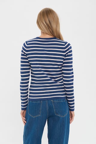 SAINT TROPEZ Strickjacke in Blau