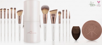 Luvia Cosmetics Makeup Accessories in Bronze / White, Item view