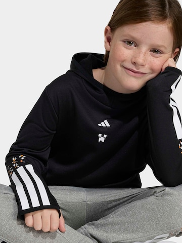 ADIDAS SPORTSWEAR Sports sweatshirt 'Adidas x Minecraft' in Black
