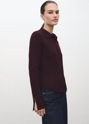 MANGO Knit Cardigan 'Albert' in Red