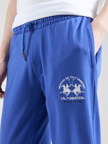 La Martina Tapered Hose in Blau