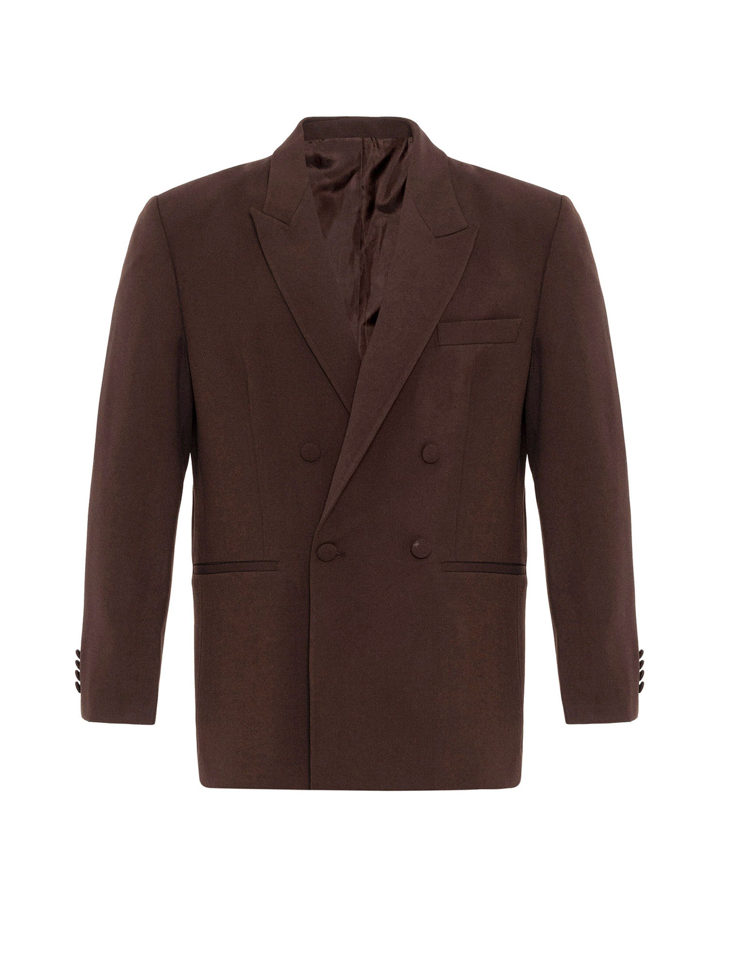 Antioch Φθινοπωρινό και ανοιξιάτικο μπουφάν σε καφέ: μπροστά