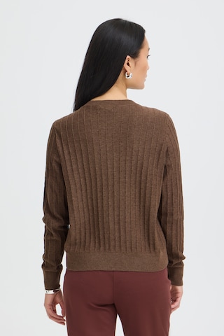 Cardigan Fransa en marron