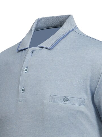 Cizgi Triko Shirt in Blue