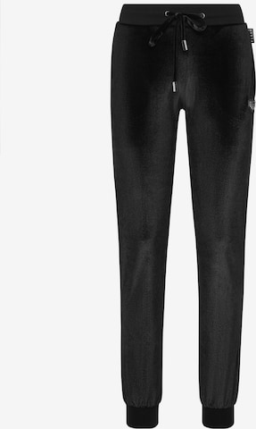 Philipp Plein - Slimfit Calças 'Skull' em preto: frente
