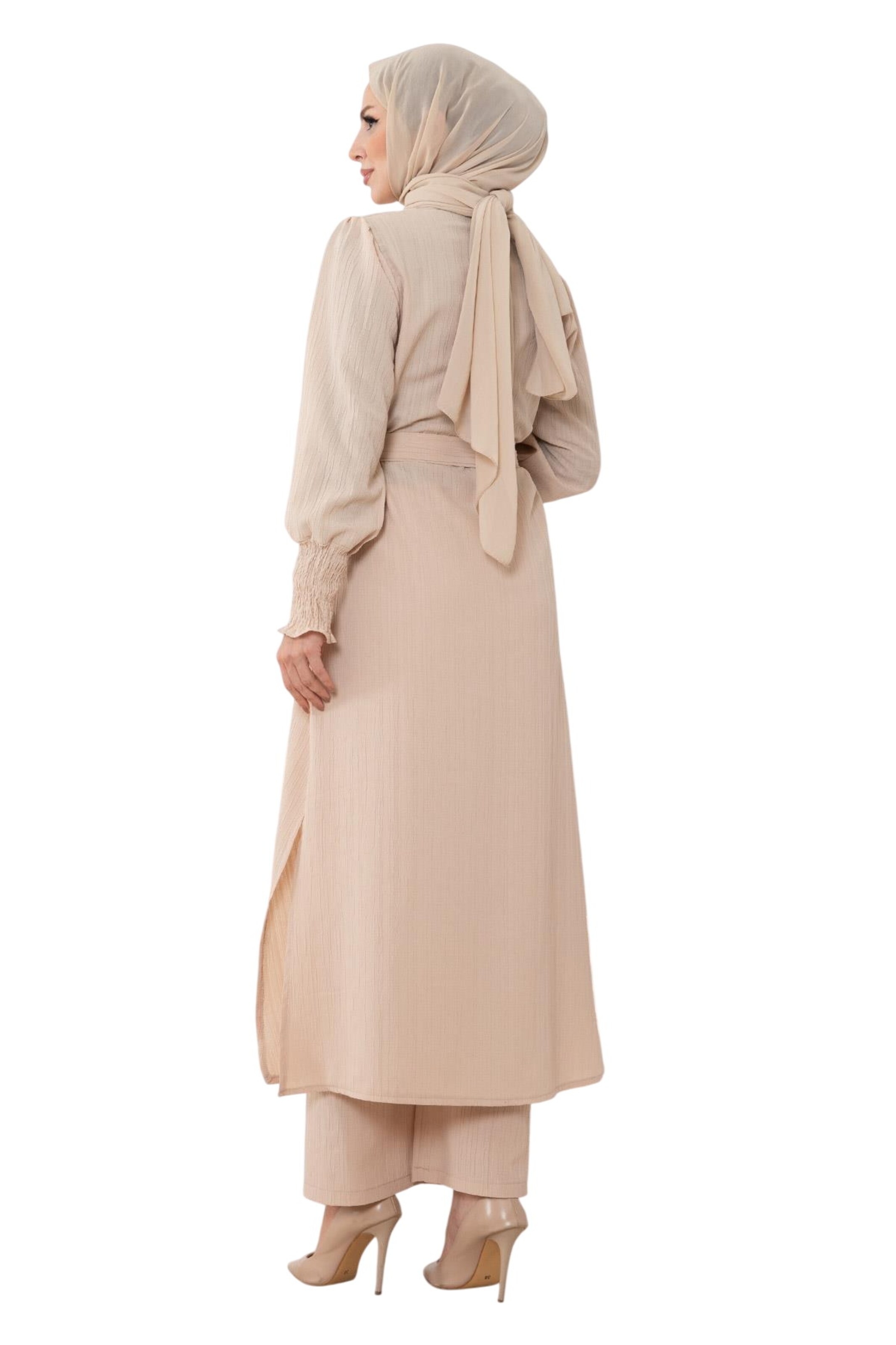 MODAMIHRAM Hosenanzug in Beige