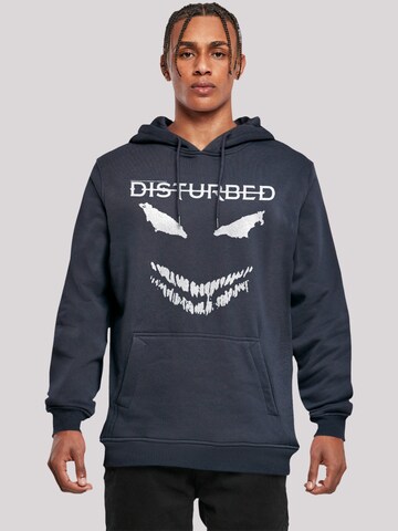F4NT4STIC Sweatshirt 'Disturbed' in Blau: predná strana