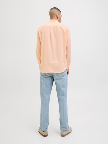JACK & JONES Regular fit Πουκάμισο 'JJESummer' σε πορτοκαλί