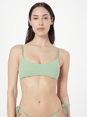 Bustier Hauts de bikini Seafolly en vert : devant