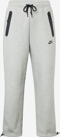 Nike Sportswear Свободный крой Штаны 'TECH FLEECE' в Серый: спереди