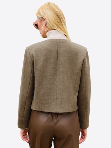 Imily Bela Prechodná bunda - Hnedá: zadná strana