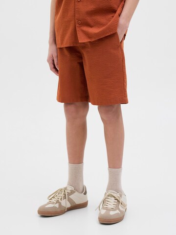 Jack & Jones Junior Regular Broek in Bruin: voorkant