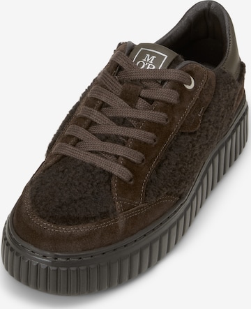 Marc O'Polo Platform trainers in Brown: front