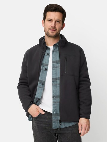 CAMEL ACTIVE Fleece Jacket in Black: front