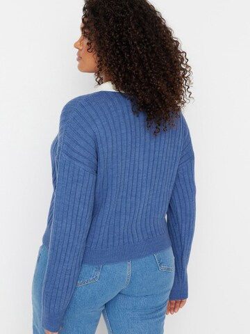 Trendyol Curve - Cárdigan en azul