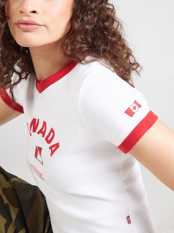 LEVI'S ® Tričko 'X WC RINGER' - Biela