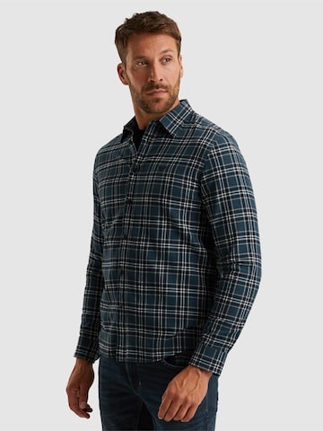 PME Legend Regular fit Skjorta 'Shirt with check pattern' i blå