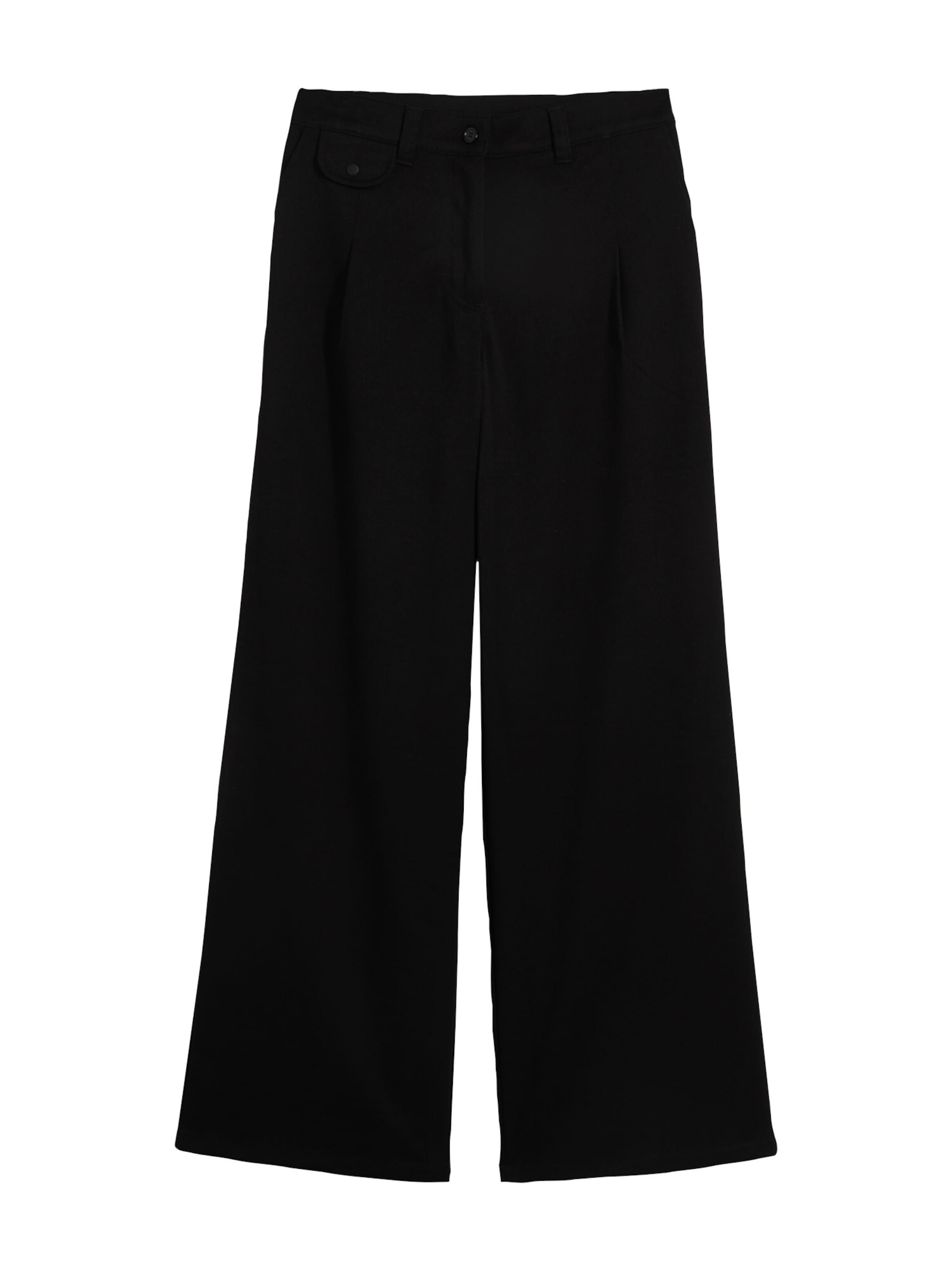 bonprix Loosefit Hose in Schwarz: Vorderseite