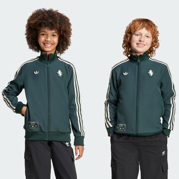 Veste de survêtement 'Juventus Turin Terrace Icons' ADIDAS ORIGINALS en vert : devant