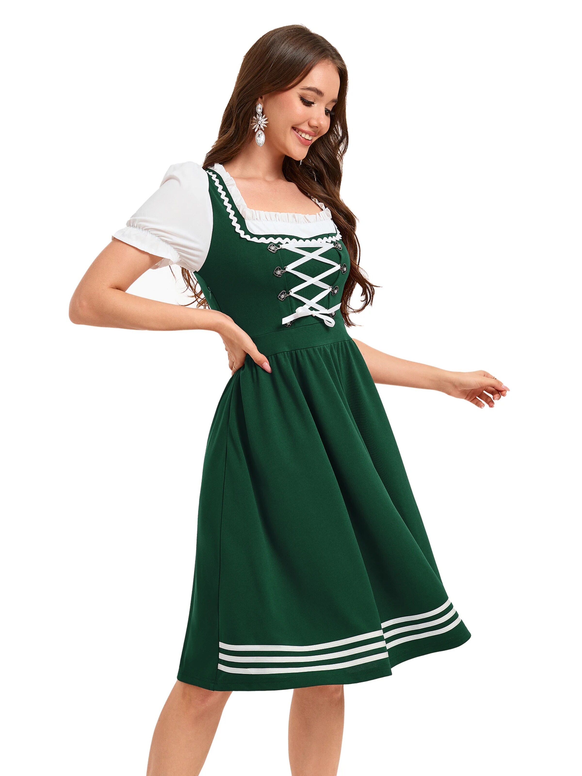 Yesfashion Dirndl in Green