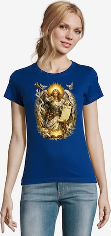 Blondie & Brownie Shirt in Blau: Vorderseite