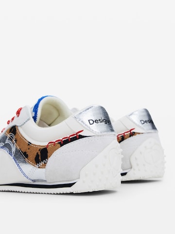 Baskets basses 'Combined' Desigual en blanc