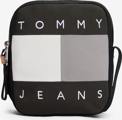 Tommy Jeans Torba preko ramena u siva / crna / bijela, Pregled proizvoda