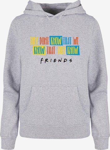 ABSOLUTE CULT Sweatshirt 'Friends' in Grau: predná strana